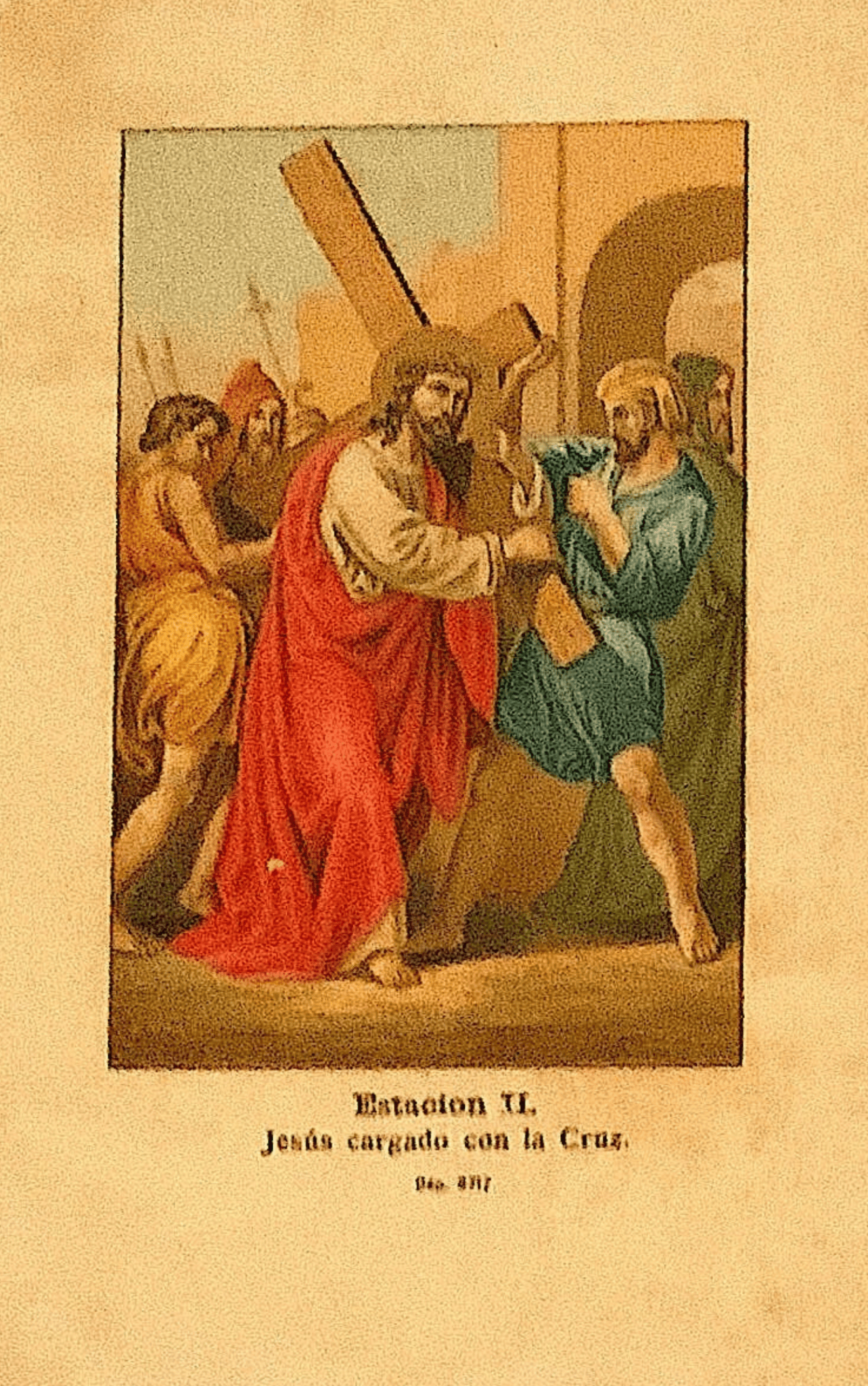 Station II: Jesus takes up His Cross