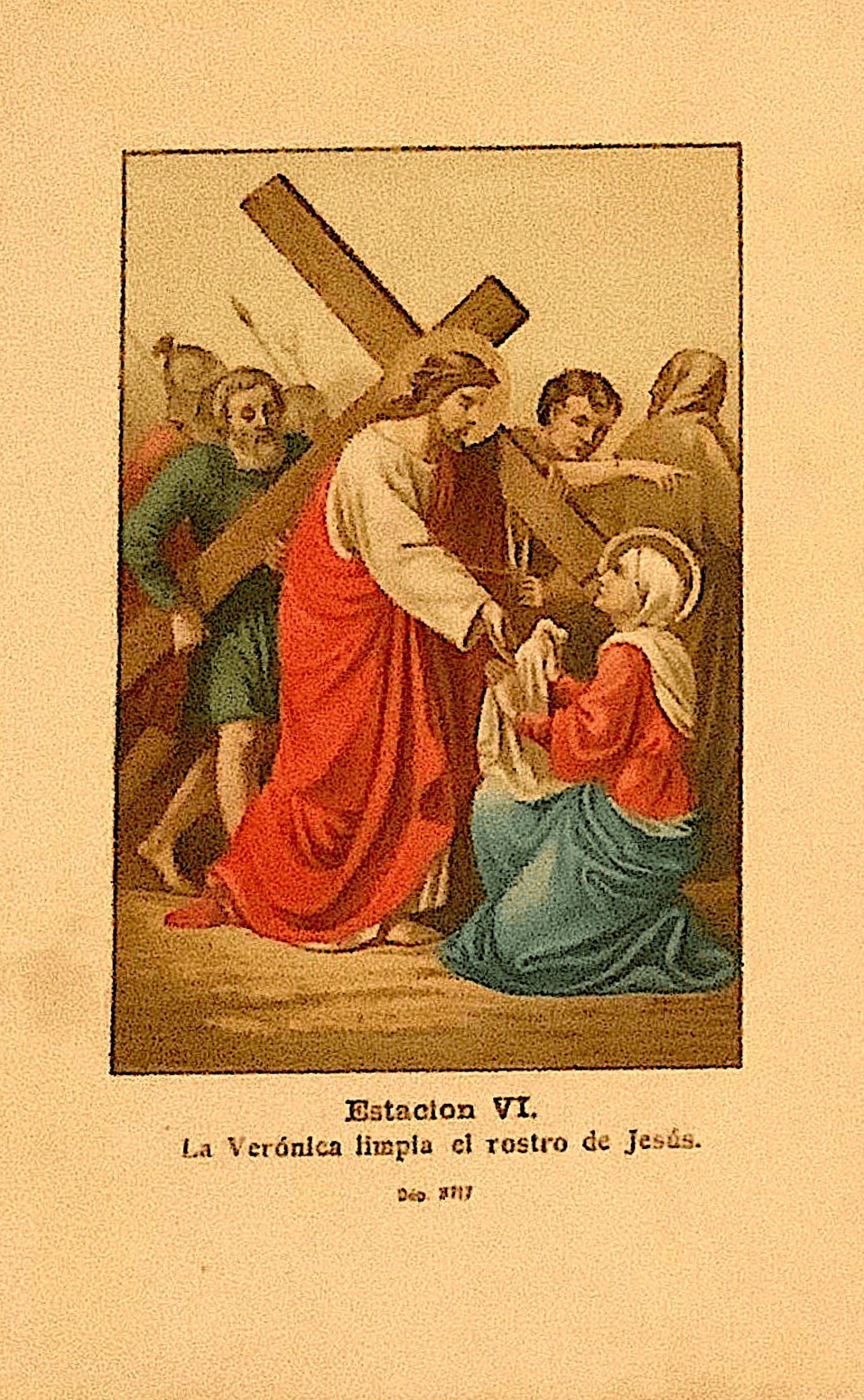 Station VI: Veronica wipes the face of Jesus