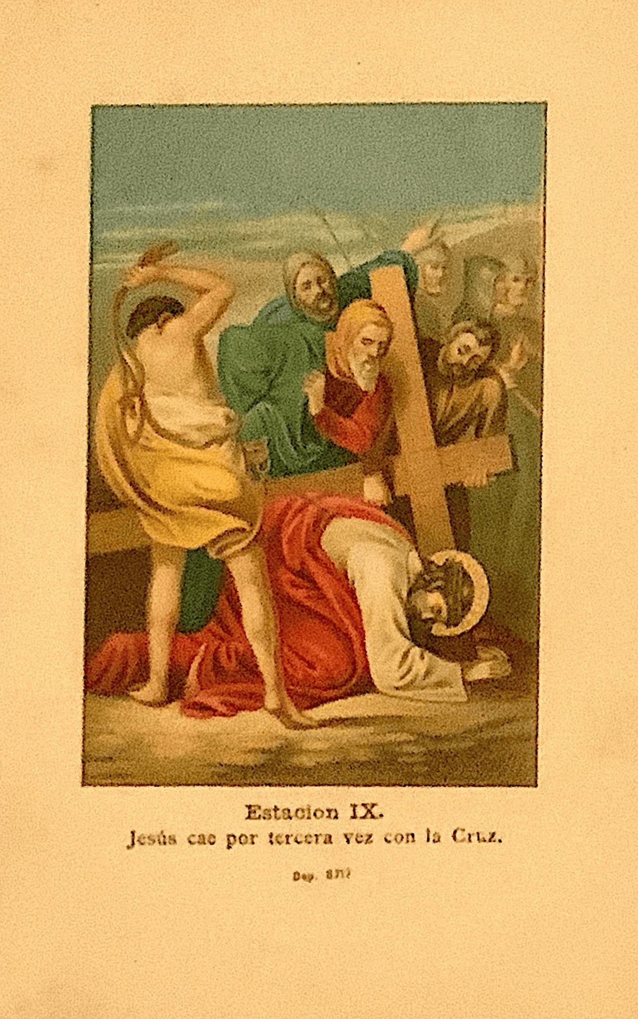 Station IX: Jesus falls the third time