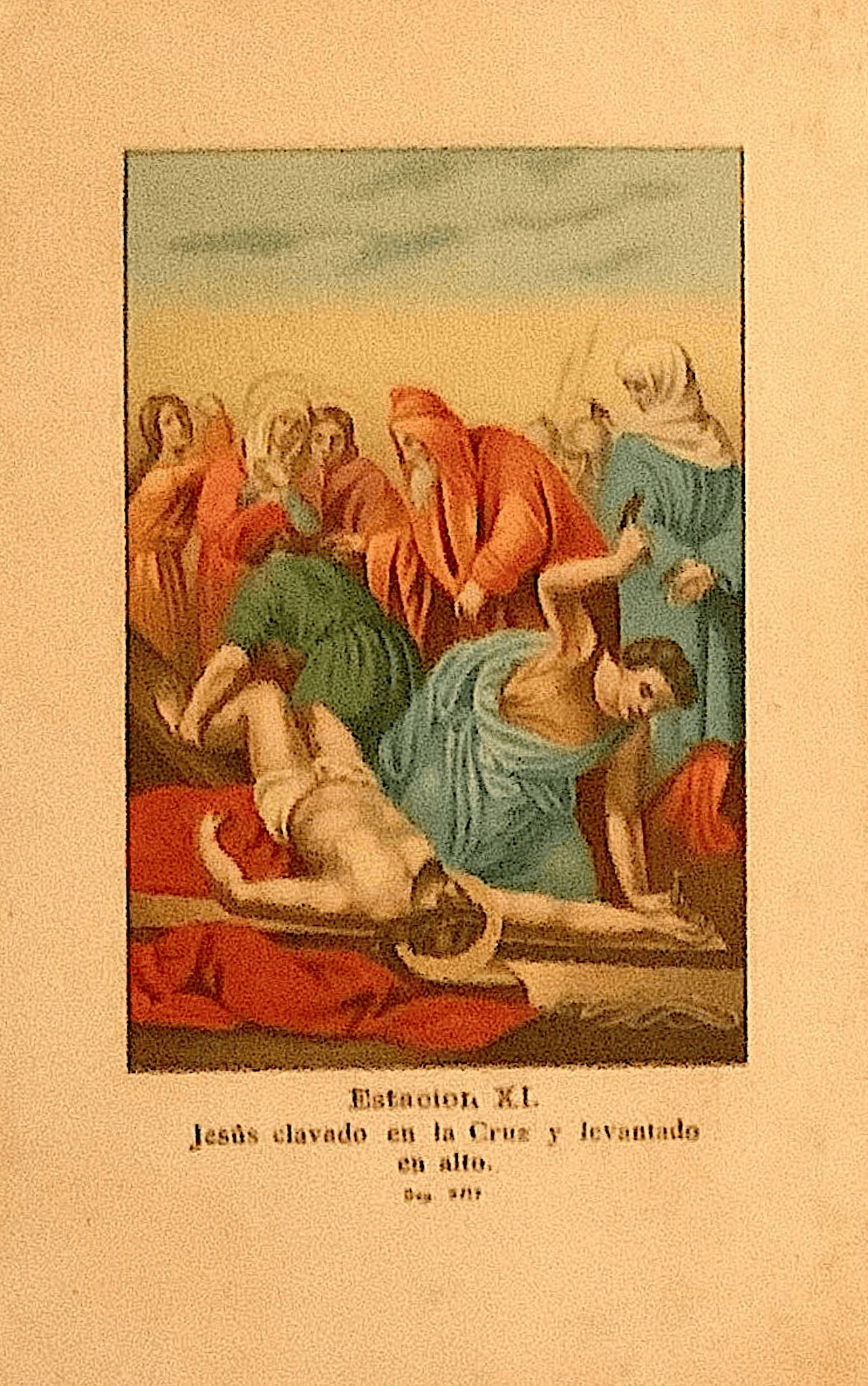 Station XI: Jesus is nailed to the Cross