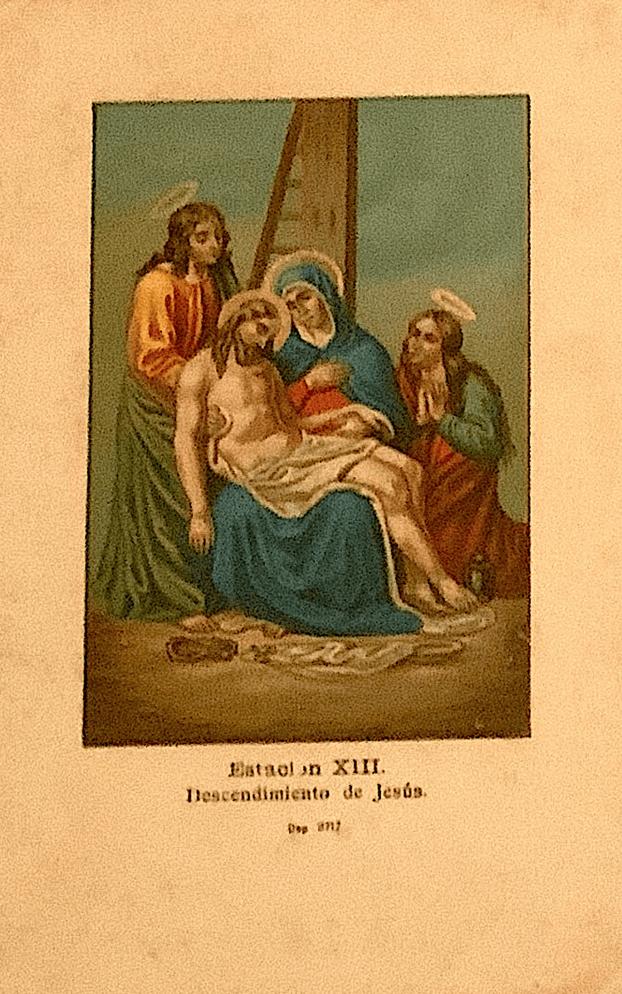 Station XIII: Jesus is taken down from the Cross